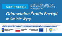 Konferencja o OZE w Gostyni - 26 listopada
