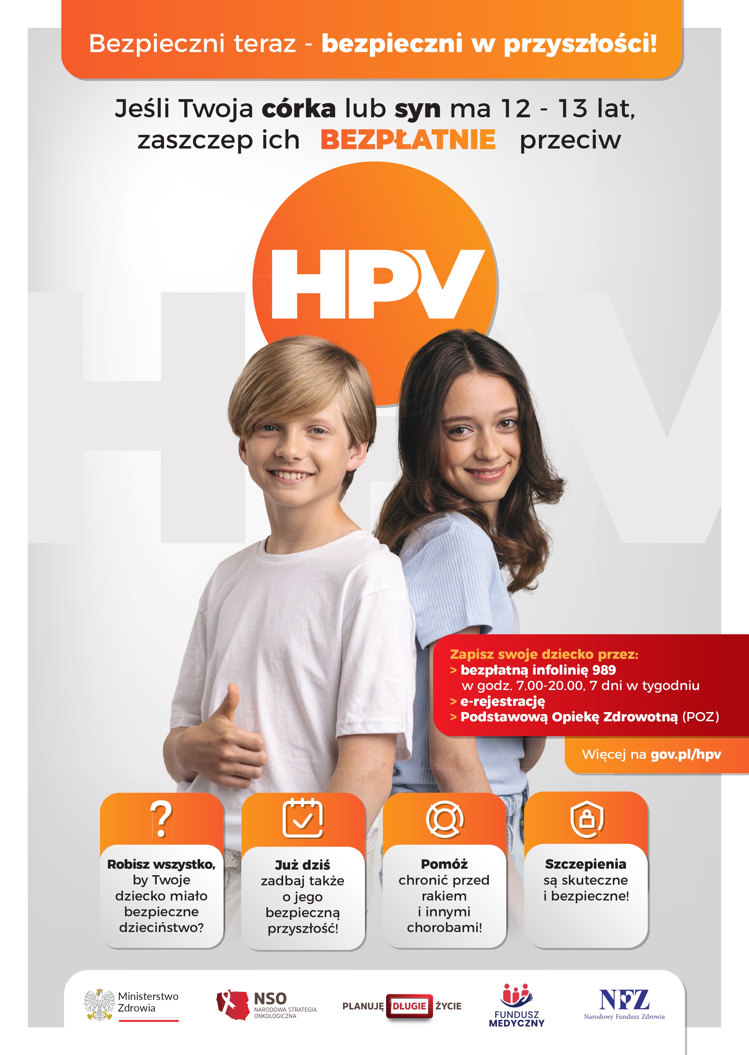 Ruszyły bezpłatne szczepienia przeciw HPV - plakat.jpg