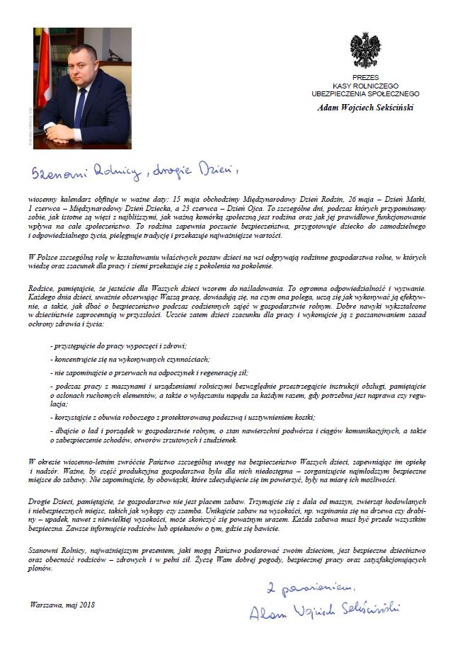pismo dla rolników - bezpieczeństwop.JPG