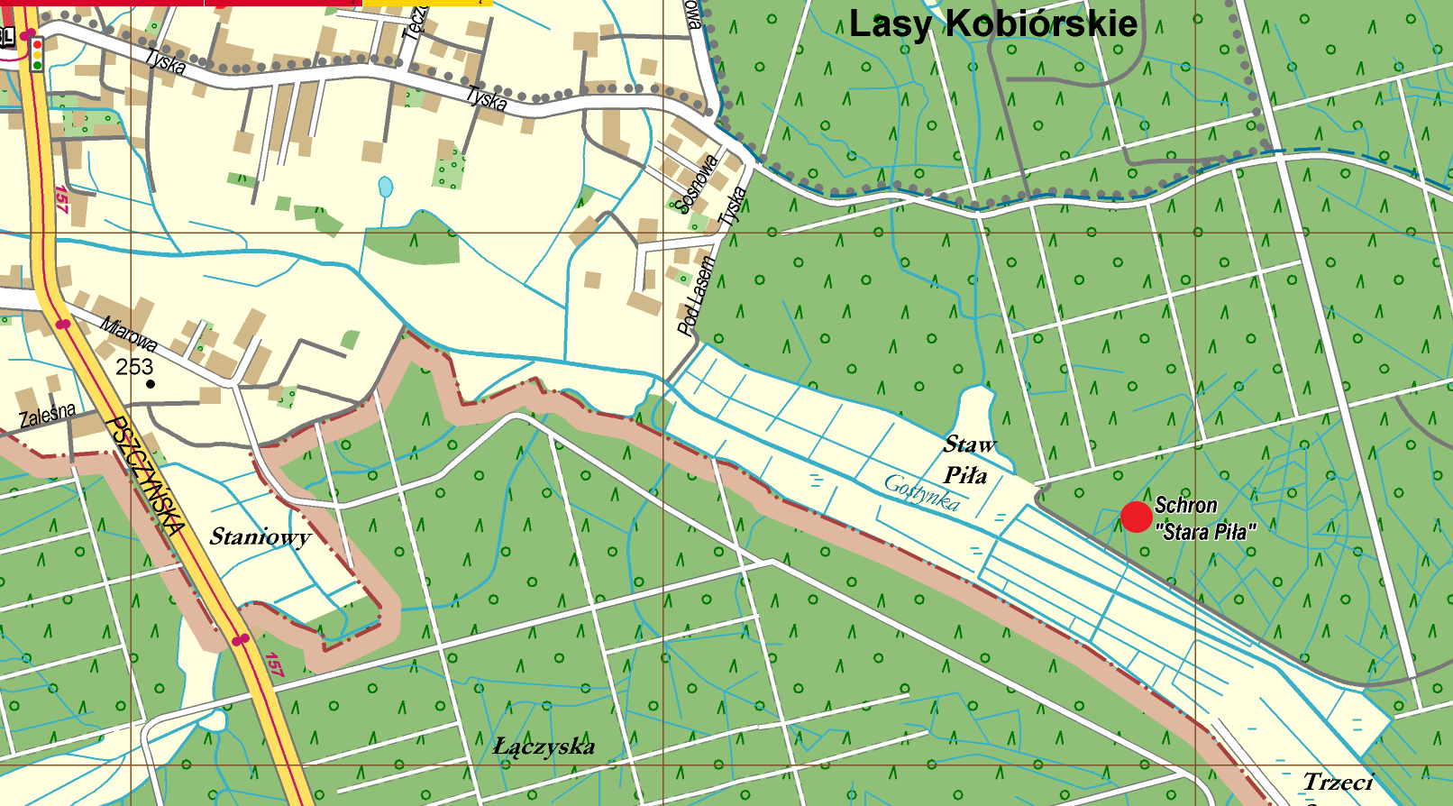 Stara Piła_ mapa