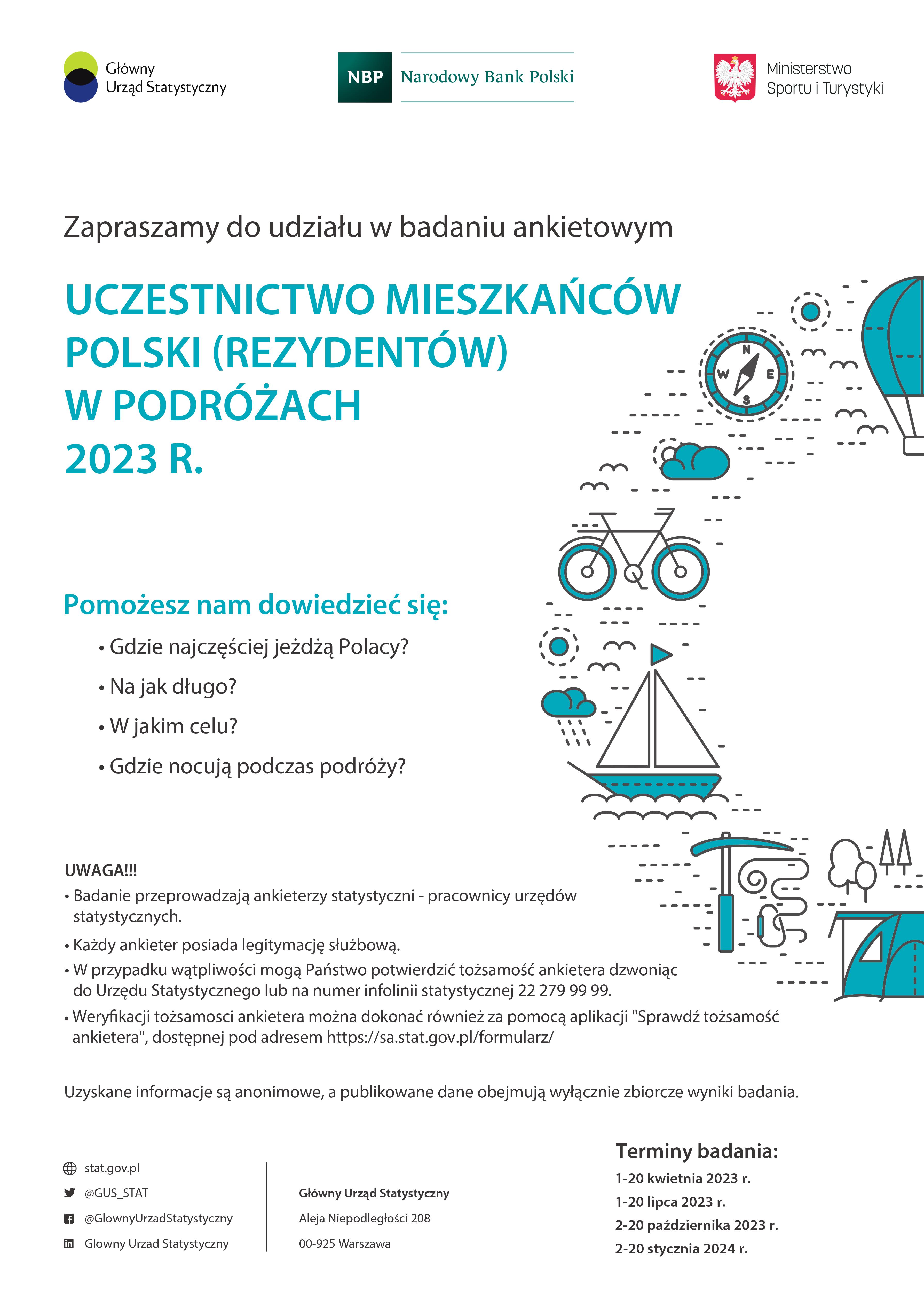 Plakat z informacja o badaniu podrózy Polaków.jpg