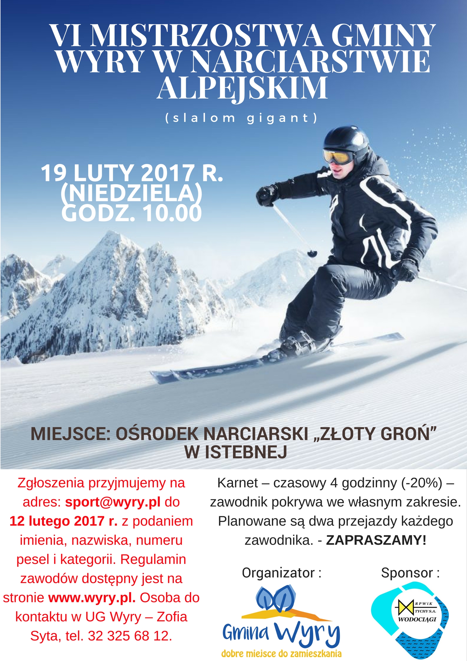 VI Mistrzostwa w Narciarstwie Alpejskim 2017 PLAKAT.jpg