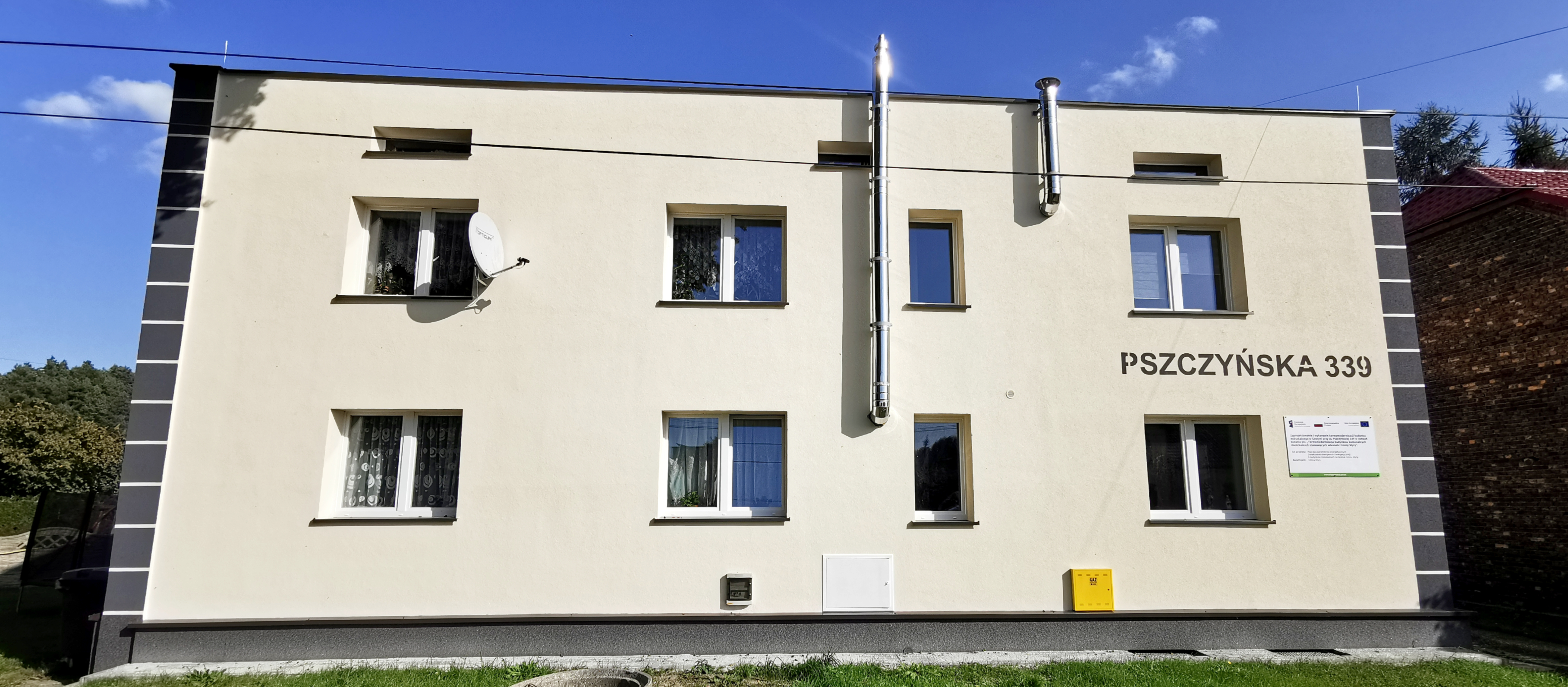 Budynek komunalny w Gostyni przeszedł termomodernizację.jpg
