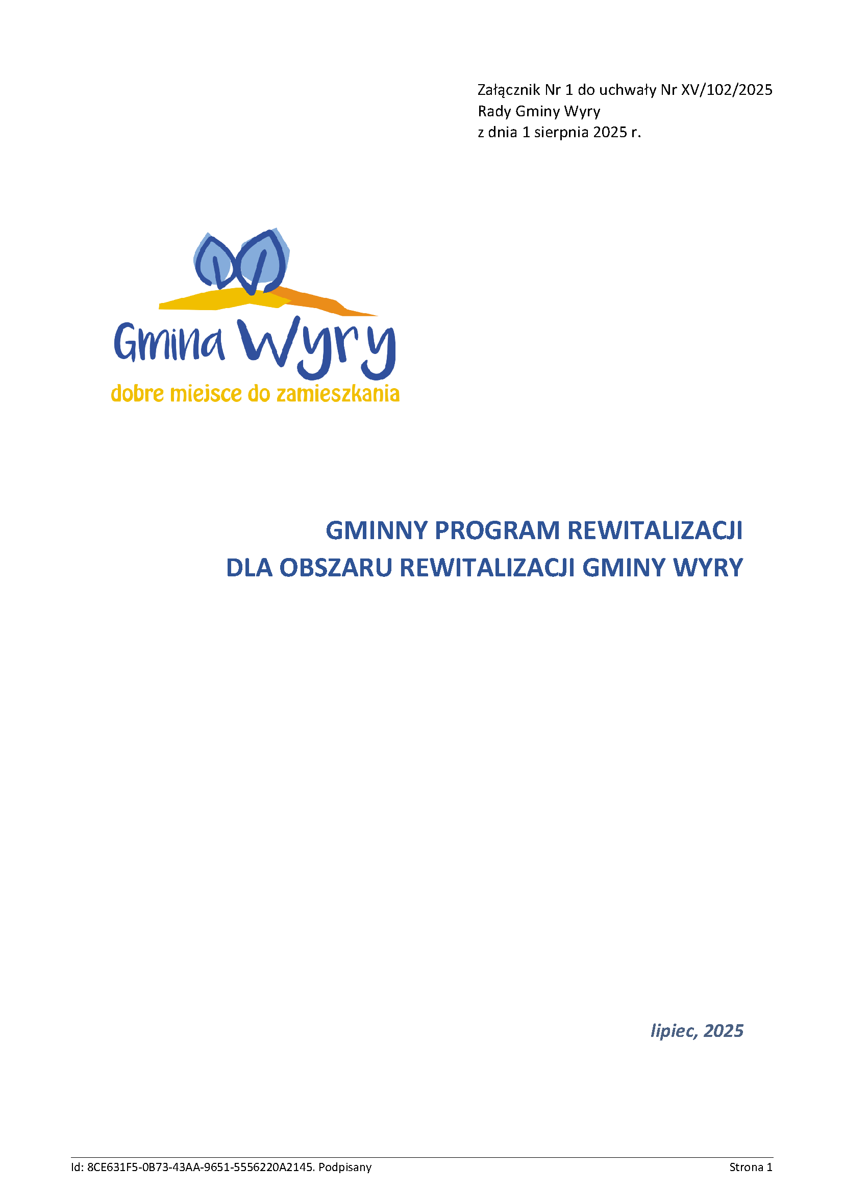 Gminny Program Rewitalizacji dla obszaru rewitalizacji Gminy Wyry_Strona_002.png