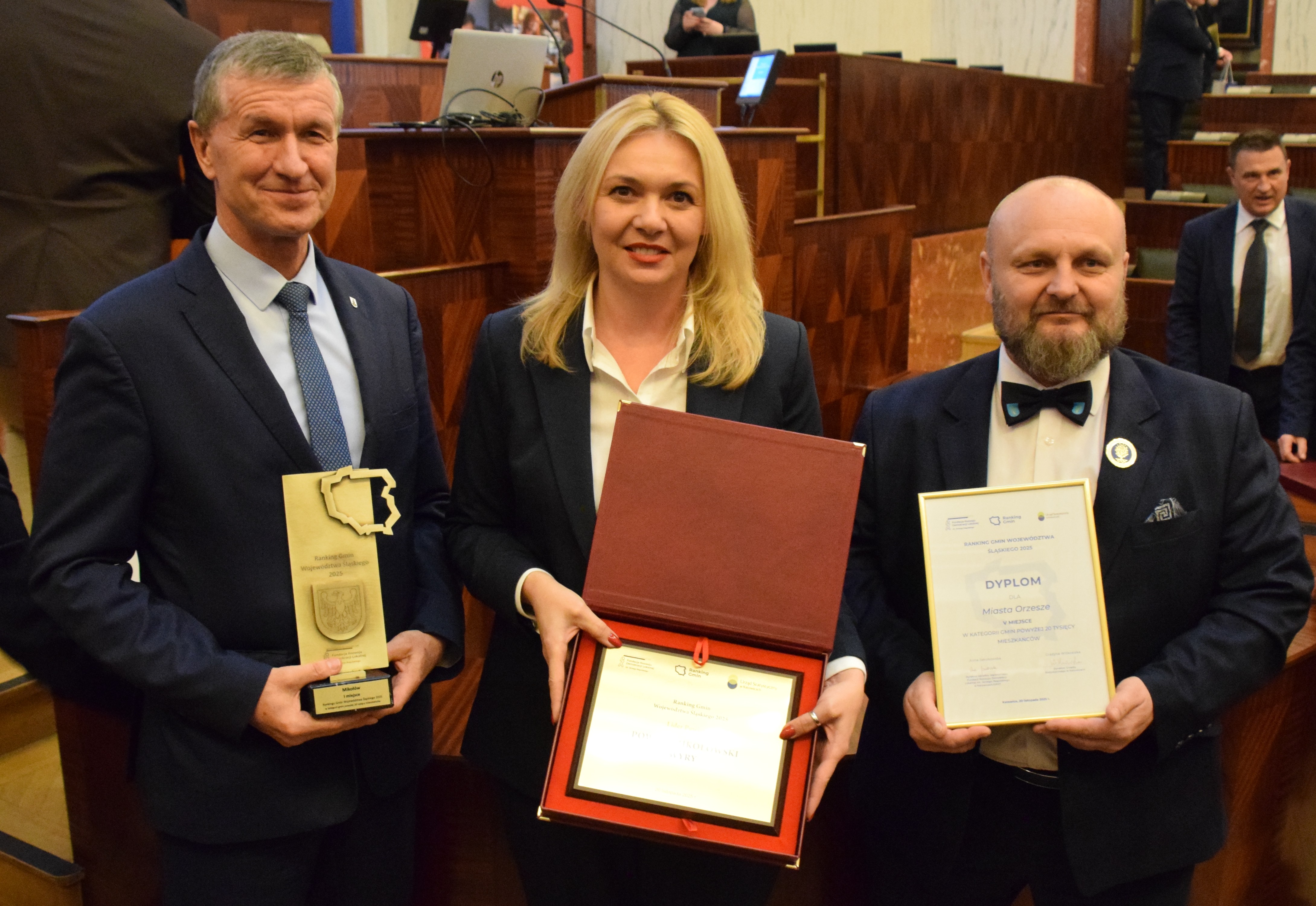 Uroczysta Gala podsumowująca Ranking Gmin Województwa Śląskiego i rozdanie nagród (3).JPG