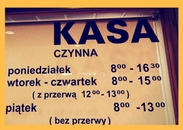 Zmiana godzin pracy kasy Urzędu Gminy w Wyrach
