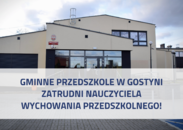 Oferta pracy - Gminne Przedszkole w Gostyni