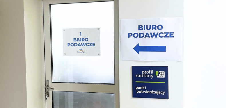 Biuro Podawcze - parter, pokój nr 1