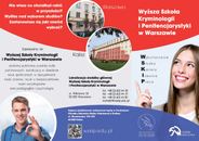 Trwa nabór - Wyższa Szkoła Kryminologii i Penitencjarystyki w Warszawie