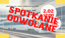 Komunikat organizatora - spółki Egis Poland o odwołaniu spotkania konsultacyjnego w sprawie CPK