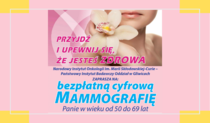 Centrum Zdrowia w Mikołowie zaprasza na bezpłatną mammografię