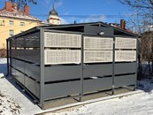 Inwestycja w estetykę i funkcjonalność – nowe wiaty na odpady w Wyrach i Gostyni