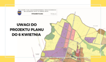 Uwagi do projektu miejscowego planu zagospodarowania przestrzennego miejscowości Wyry do 6 kwietnia
