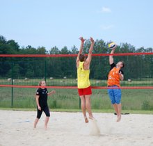 II Turniej Siatkówki Plażowej w ramach Otwartych Mistrzostw Śląska ŚZPS 12.06.2016r (28).jpg