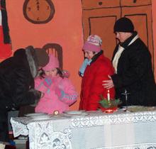 Jasełka w Kościele NSPJ w Wyrach przy Wigilijnym Stole...    17 grudnia 2009 r.- 14