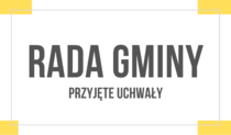 XXXV sesja Rady Gminy Wyry - przyjęte uchwały