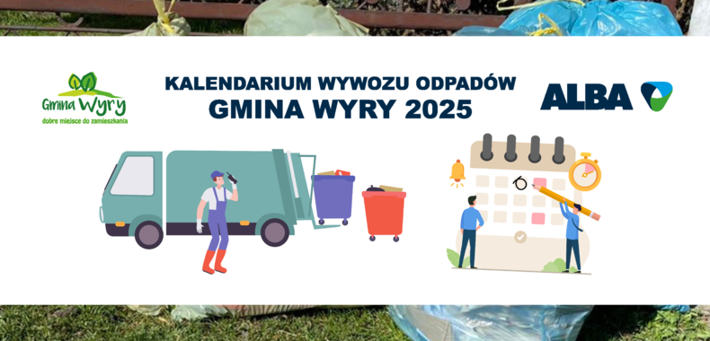 Nowy harmonogram zbiórki odpadów (marzec-grudzień 2025)