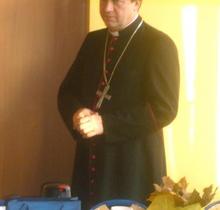 Józef Kupny Biskup Archidiecezji Katowickiej w ZS Wyry.