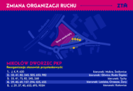 Utrudnienia i zmiana organizacji ruchu autobusów na terenie Dworca PKP w Mikołowie