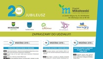 Zaproszenie na jubileusz 20-lecia Powiatu Mikołowskiego