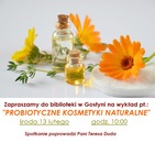 Wykład p. Teresy Dudy pt.: „Probiotyczne kosmetyki naturalne”