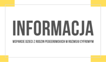 Granty PPGR - Wsparcie dzieci z rodzin pegeerowskich w rozwoju cyfrowym